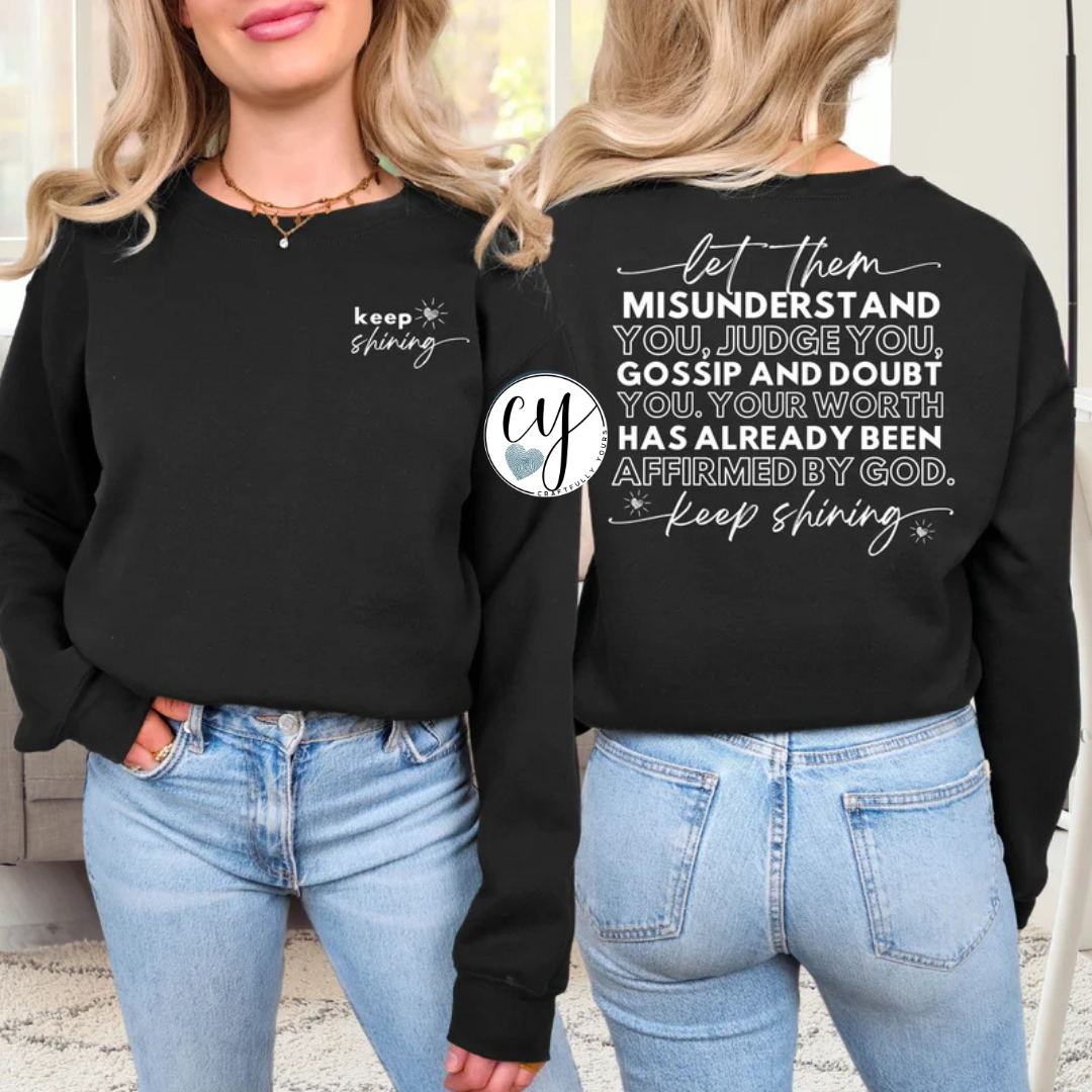 "Keep Shining" Inspirational Tee