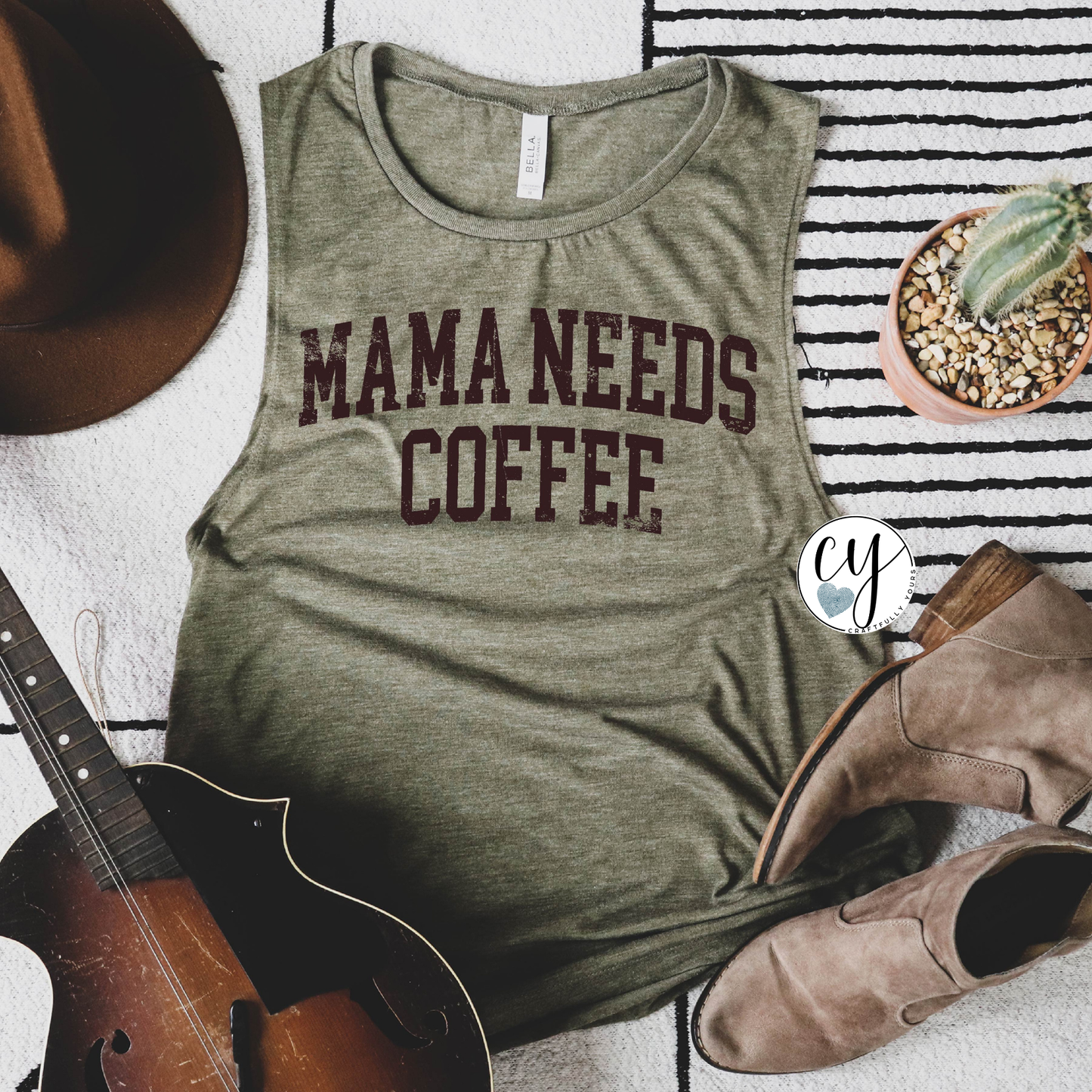 Mama Needs Coffee T-Shirt | Coffee Mom Tee | New Mom Gift | Mama Life Shirt | Tired as a Mother Tee | Sarcastic