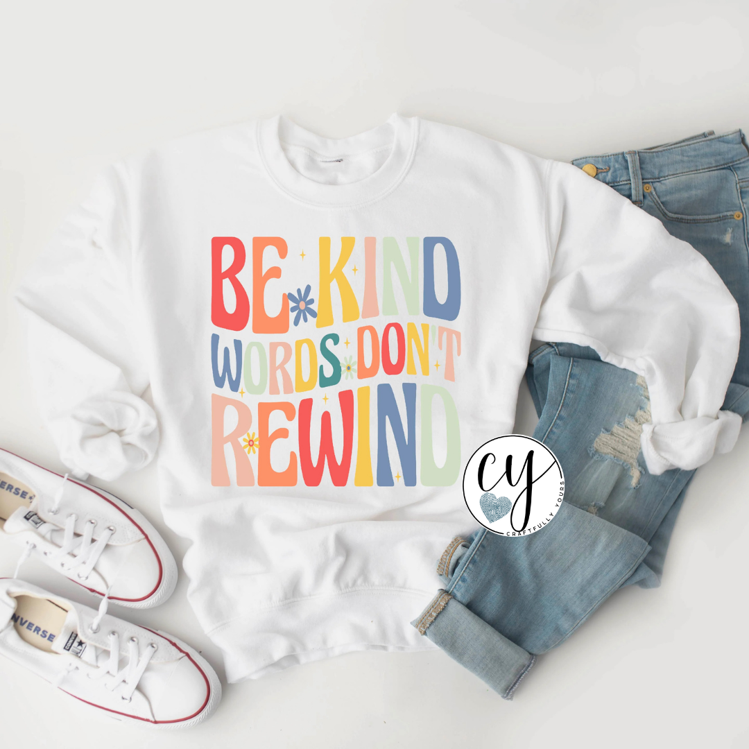 "Be Kind Words Don't Rewind" Retro Tee