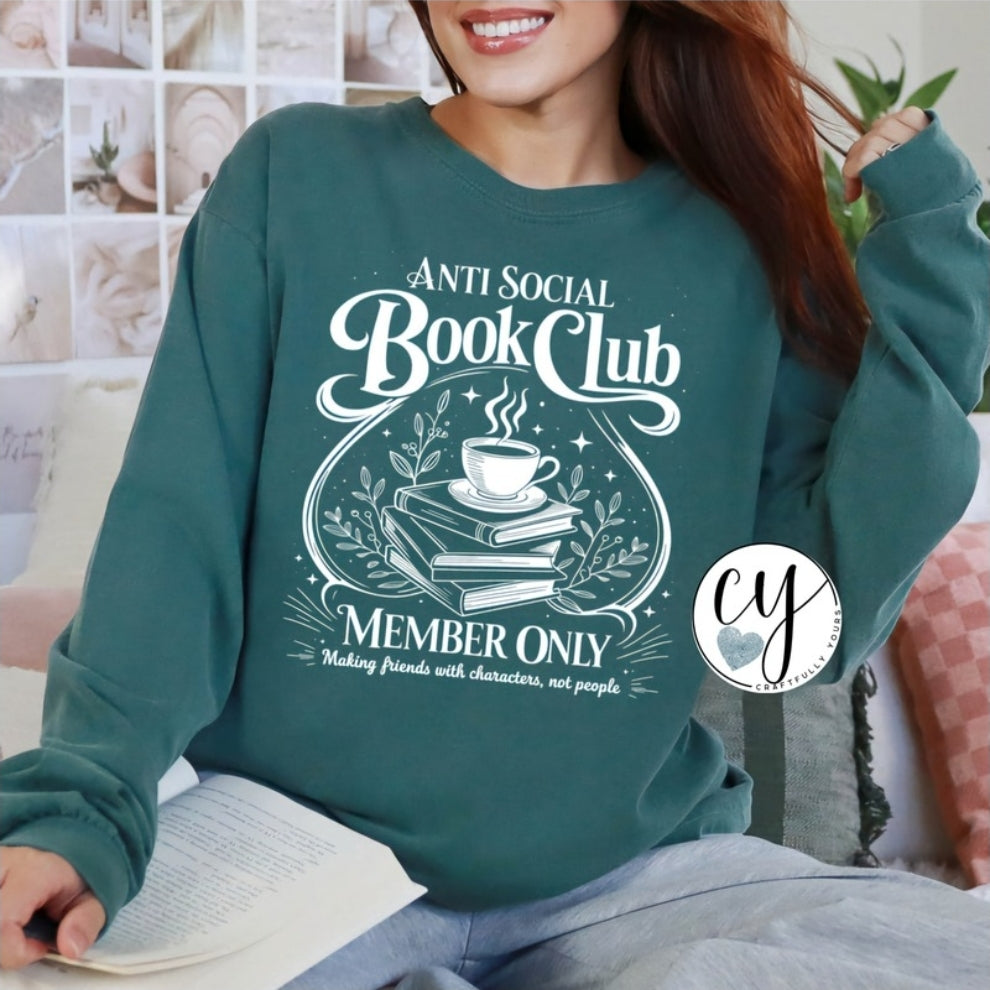 Anti-Social Book Club Tee - "Members Only" Edition