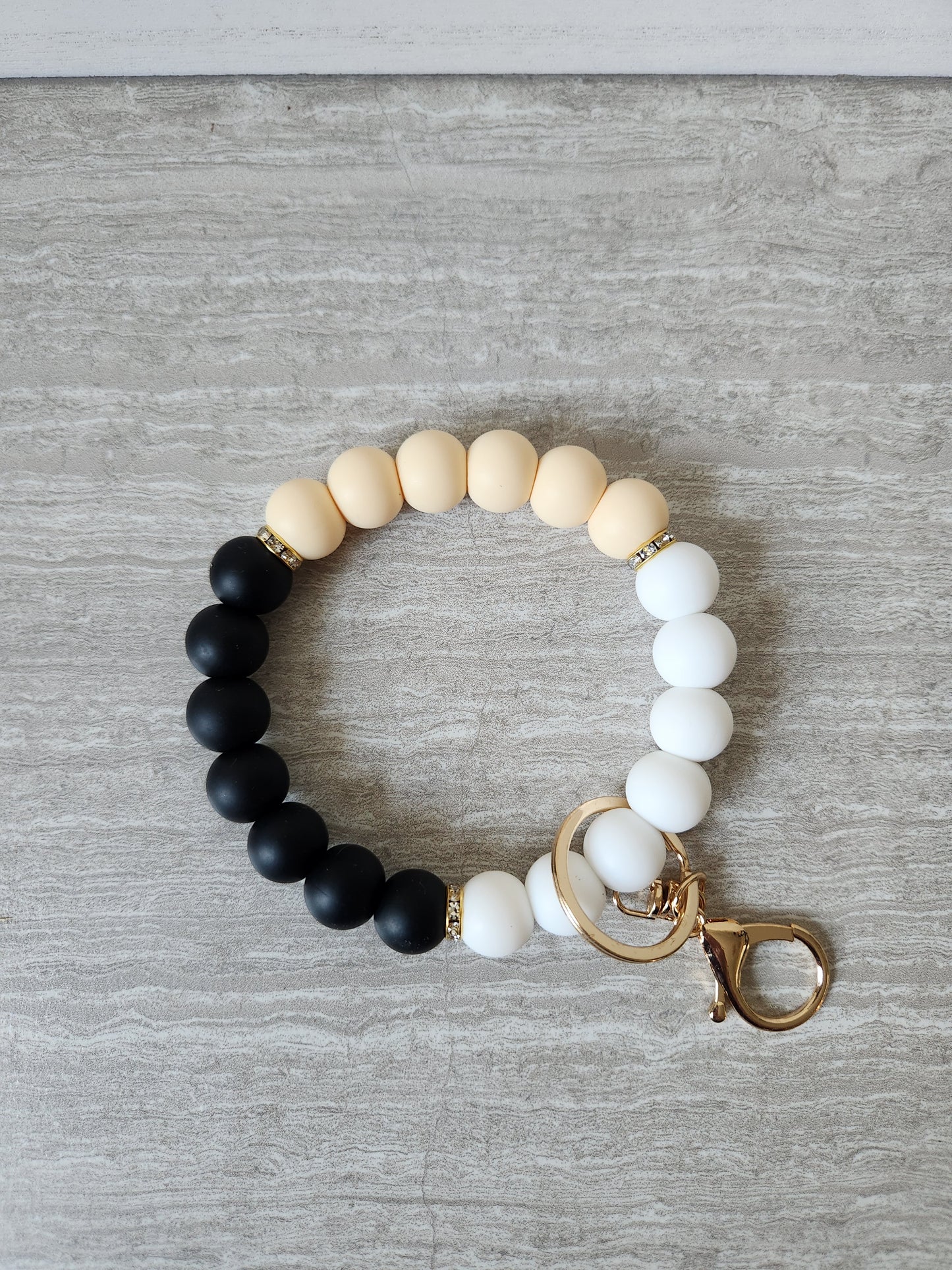 Classic Neutrals Wristlet Keychain – Teacher Appreciation Edition