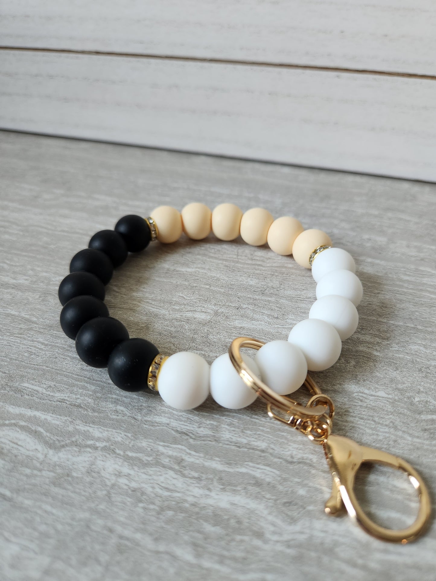 Classic Neutrals Wristlet Keychain – Teacher Appreciation Edition