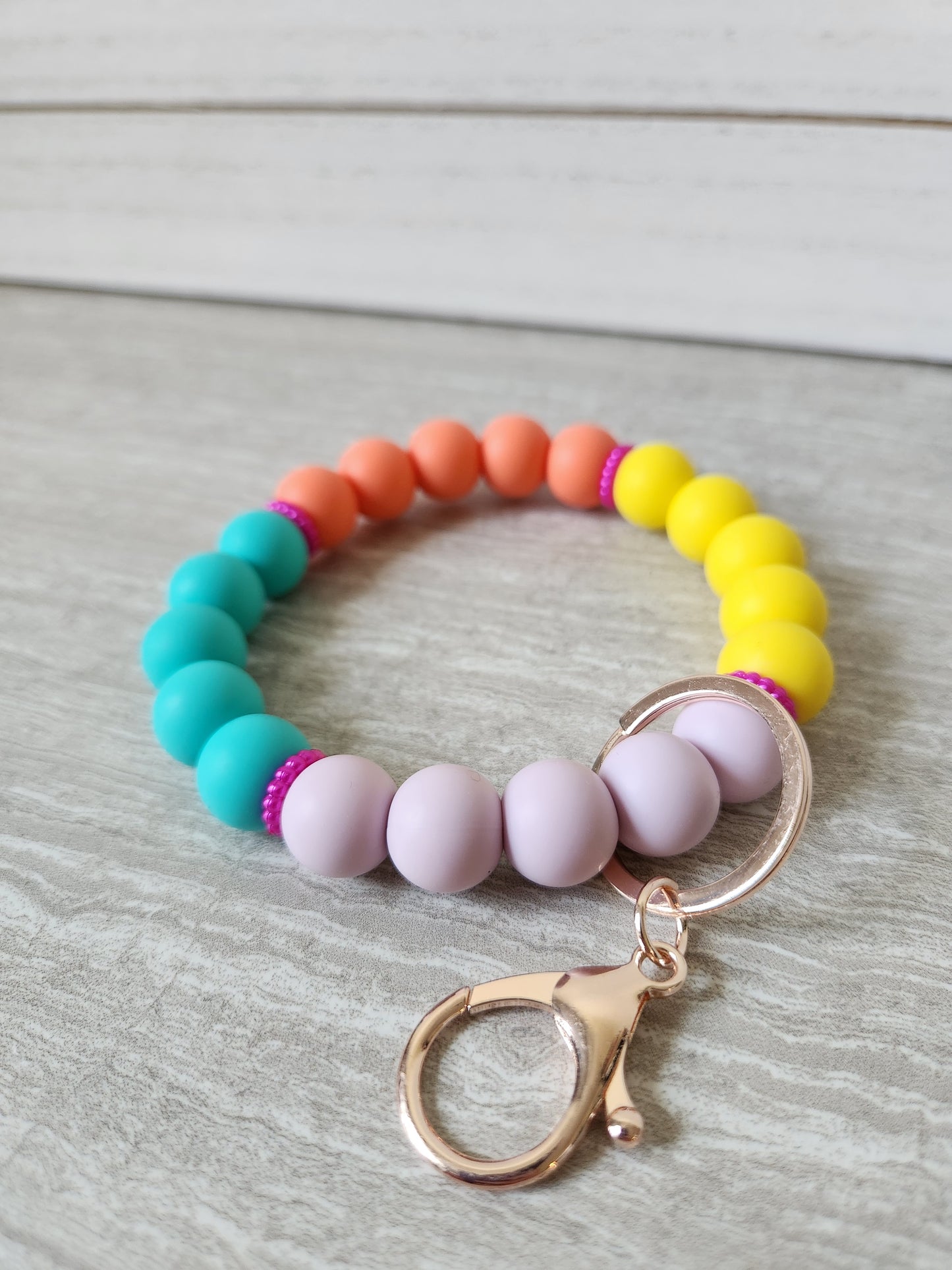 Bright & Bold Mama Wristlet Keychain - For the Loud & Lovely Mama