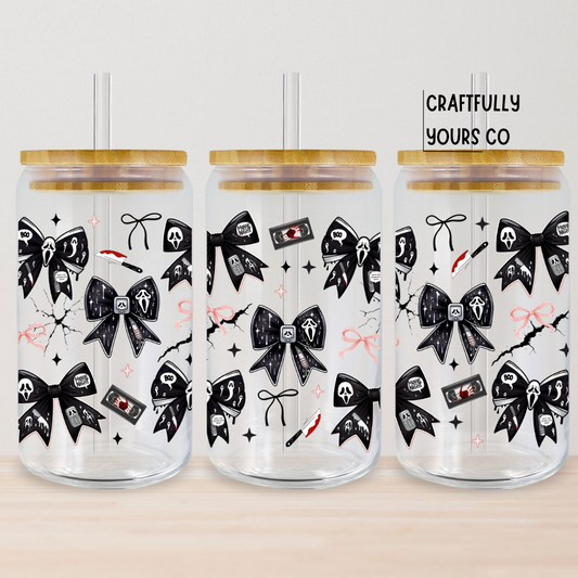 Horror Scream Bows 16oz Tumbler