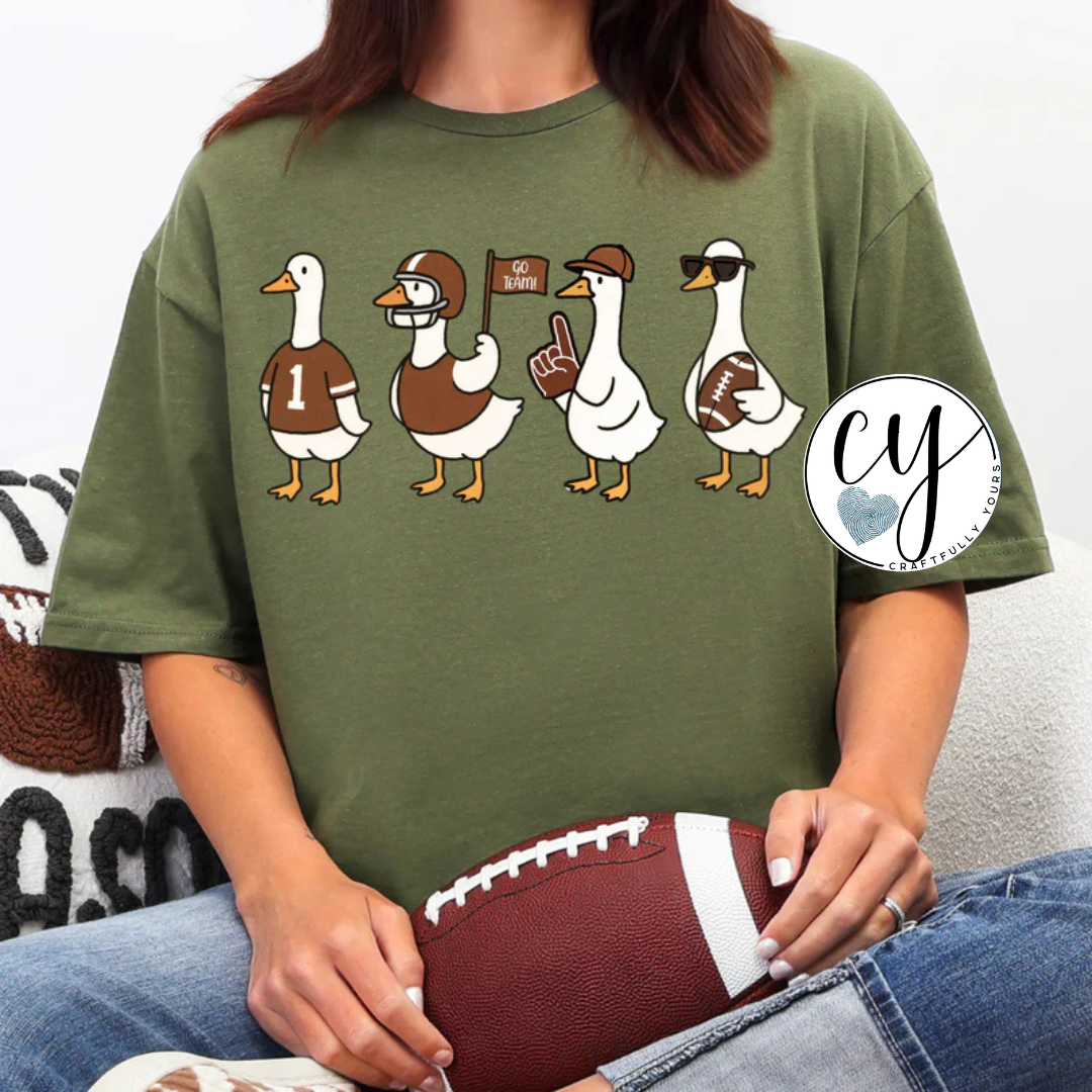 Football Team Geese Tee