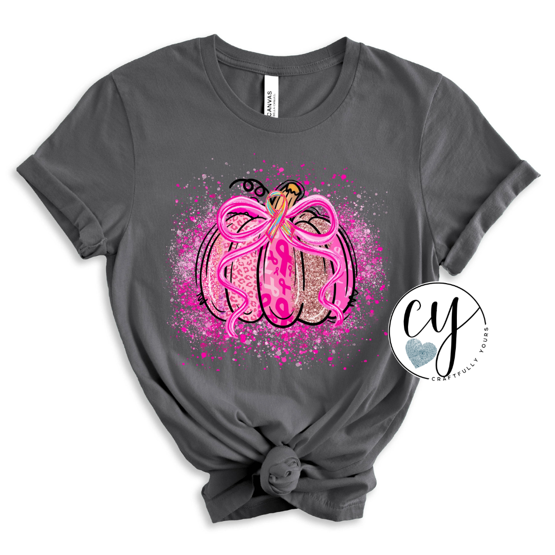 Breast Cancer Pumpkin