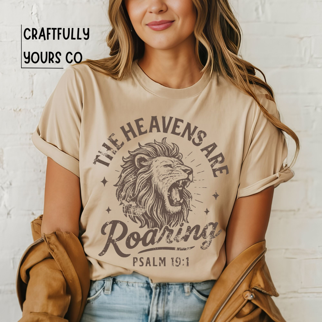 The Heavens Are Roaring Vintage Tee