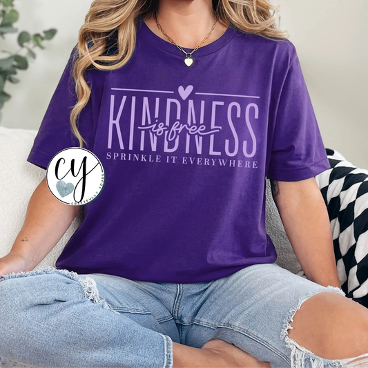 Kindness is Free Motivational Tee
