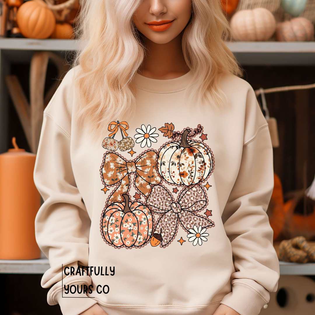Lacy Fall Pumpkin Coquettes