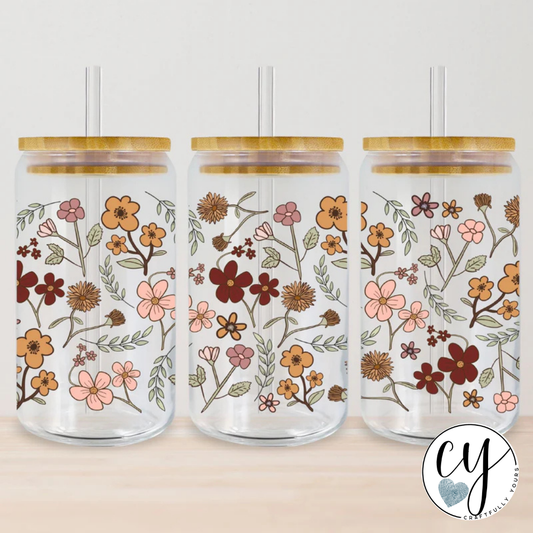 Autumnal Wildflowers Tumbler