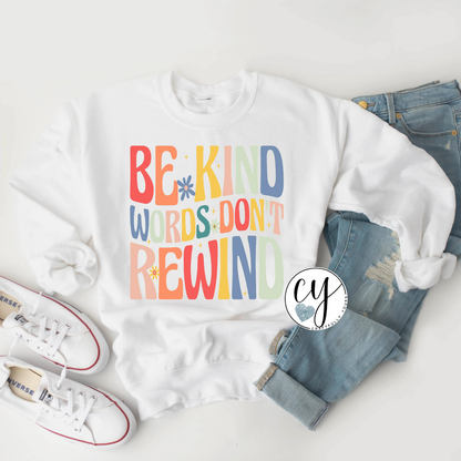 "Be Kind Words Don't Rewind" Retro Tee