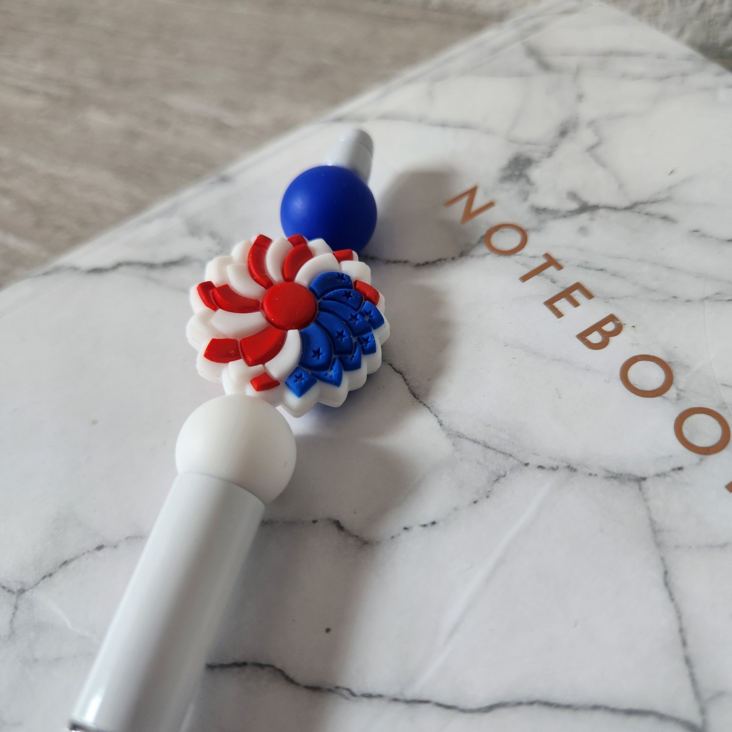 RTS | Red White & Blue Sunflower Pen
